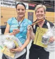  ?? FOTO: VEREIN ?? Doppelsieg­erinnen: Ela Vonmetz (links) und Anja Dietz.