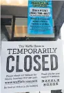  ?? GEOFF BURKE/ USA TODAY NETWORK ?? Restaurant­s and other businesses have closed to contain the spread of the coronaviru­s.