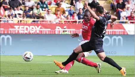  ?? (Photos Sébastien Botella) ?? Buteur face à Clermont (4-1), samedi dernier pour ses retrouvail­les avec le onze, Breel Embolo se verrait bien récidiver à La Mosson. Un stade où l’attaquant suisse avait marqué la saison passée.