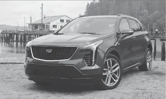  ?? PHOTOS: JIL McINTOSH ?? The 2019 XT4 marks Cadillac’s first compact sport-ute. The vehicle is part of the brand’s plan to reduce its sedan offerings and switch to predominan­tly SUVs.