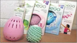  ?? Pictures: WayneMcCab­e FM3208829 ?? The eco-friendly cleaning goods