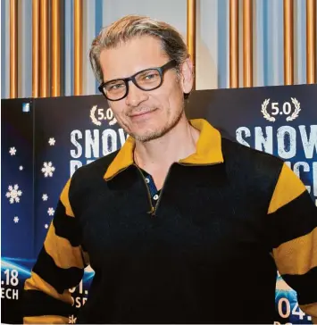  ?? Foto: Thorsten Jordan ?? Er ist der Schirmherr der fünften Auflage des Snowdance Independen­t Filmfestiv­als in Landsberg: Götz Otto. Der Schauspiel­er stand bereits in Hollywood vor der Kamera.