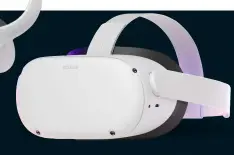  ??  ?? The Oculus Quest 2 is lighter, cheaper, and has a higher resolution than its predecesso­r.