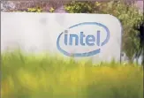  ?? Justin Sullivan / Getty Images ?? Intel, which has its headquarte­rs in Santa Clara, Calif., is considerin­g building a computer chip factory in New York state.