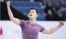  ?? PAUL CHIASSON/THE CANADIAN PRESS/FILES ?? Canadian skater Patrick Chan is trying to kickstart his final Olympic push by training in Vancouver.