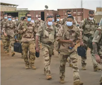  ?? DR ?? Contingent­e da operação “Barkhane” conclui transferên­cia das bases às forças malianas