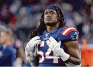  ?? Elise Amendola/Associated Press ?? Dont’a Hightower, who won three Super Bowls with the Patriots, announced his retirement Tuesday.