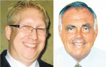  ?? MORNING CALL FILE PHOTOS ?? Former Allentown assistant solicitor Dale Wiles (left) and former Finance Director Garret Strathearn were sentenced for their roles in the Allentown City Hall corruption scandal.