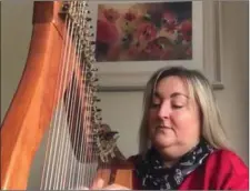  ??  ?? Aileen Kennedy taking part in Harps for Hope.