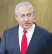  ??  ?? Israeli Prime Minister Benjamin Netanyahu