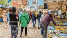  ?? Foto: Carmen Willer, Stadt Günzburg ?? Beim Maimarkt in Günzburg locken dieses Jahr nicht nur Verkaufsst­ände. Er dreht sich auch um das Thema Europa.