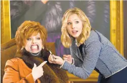  ?? COURTESY OF HOPPER STONE/UNIVERSAL STUDIOS ?? Melissa McCarthy, left, and Kristen Bell are shown in a scene from “The Boss,” now playing at Regal Santa Fe Stadium 14, Violet Crown Cinema, the Dreamcatch­er in Española, Reel Deal in Los Alamos and Storytelle­r in Taos.
