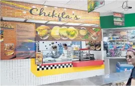  ?? ROSA MERLO/COURTESY ?? Chikita’s Venezuelan Food & More, inside a West Palm Beach gas station, specialize­s in empanadas, tequenos and chichas, a sweet Venezuelan drink with milk and rice.