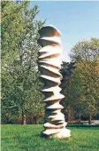  ?? FOTO: HOFFMANN ?? Die 1970 geschaffen­e Skulptur „Entfaltung des Lebens“im Originalzu­stand.