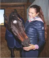  ??  ?? ‘Kind but really cheeky: gwendolen has a soft spot for her stable star, romantic love
