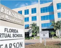  ?? KEVIN SPEAR/ORLANDO SENTINEL ?? Some parents also said they preferred FLVS, which started in 1997, and its county franchises because they were well establishe­d while the live options were brand new and, therefore, untested.