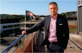  ?? BILD: TOBIAS HOLMGREN ?? Magnus Riemer är koncernche­f för Mölndalsba­serade bolaget BRA group.