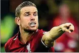  ??  ?? IN THE MONEY: Jordan Henderson