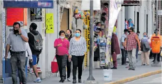  ?? /WENDY LAZCANO ?? Hidalgo seguirá en el color naranja del semáforo epidemioló­gico con el aumento de padecimien­tos