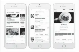  ?? OPENTABLE VIA AP ?? THIS UNDATED PRODUCT image provided by OpenTable shows the new delivery option for diners on OpenTable’s app. The restaurant reservatio­n company said Wednesday that it’s adding food delivery to keep up with customer demand.