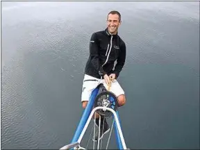  ??  ?? Armel Le Cléac’h a remporté son premier Vendée Globe en 2017.