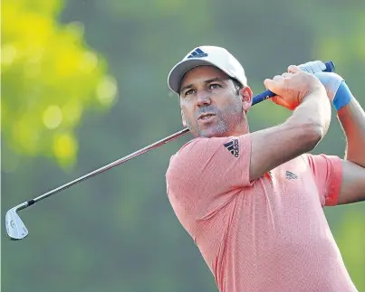  ??  ?? TESTING TIME: Sergio Garcia is ready to try out his new equipment in tournament play