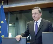  ?? ANSA ?? In difesa del Qe. Il presidente della Bce Mario Draghi
