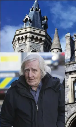  ??  ?? Harry Andrews (left) and above, his father Michael arriving at Sligo Courthouse.