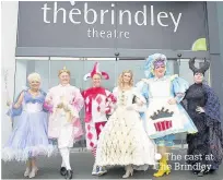  ??  ?? The cast at The Brindley
