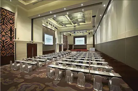  ??  ?? Berjaya Times Square Hotel, Kuala Lumpur boasts of over 3,000sq m of event space, located on a single floor, with a grand ballroom and 13 flexible meeting spaces.