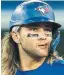  ?? ?? Bo Bichette has the lowest on-base percentage among Blue Jays regulars this season.