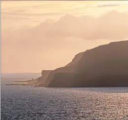  ??  ?? Headland of Ulva in breathtaki­ngly beautiful Inner Hebrides