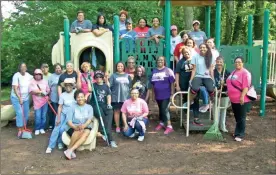  ?? / Contribute­d ?? AKA Sorority members from around the area joined together in June to help clean up a park in Carrollton.