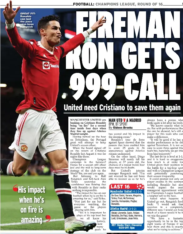FIREMAN RON GETS 999 CALL | Daily Express | PressReade­r
