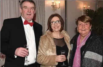  ??  ?? Martin and Julie Carr and Pat Donaghy