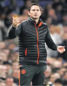  ?? Picture: Getty Images ?? TOUGH. Chelsea manager Frank Lampard faces the biggest test of his managerial career when they host Liverpool tomorrow.