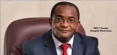  ?? ?? MDC-T leader Douglas Mwonzora