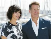  ?? VALERY HACHE/GETTY-AFP 2015 ?? Catherine Bell and James Denton starred in the series “Good Witch,” which has ended.