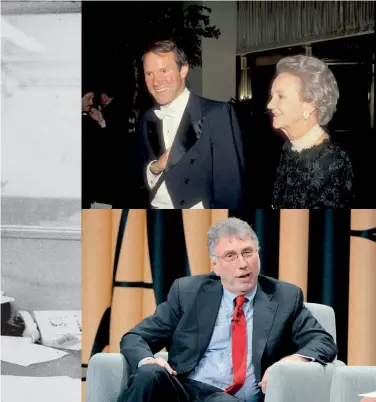  ??  ?? Clockwise from left: Katharine Graham, then publisher of theWashing­ton Post and executive editor Ben Bradlee in 1971; Journalist Don Graham and Katharine Graham; The Post’s executive editor, Marty Baron, in 2016.