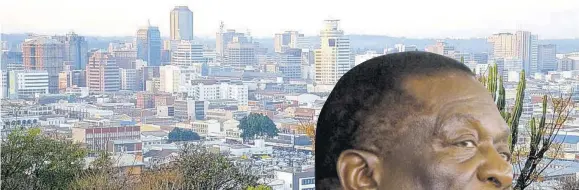  ??  ?? A view of Harare, capital of Zimbabwe