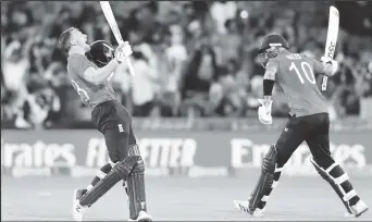  ?? ?? Pakistan’s cricket team, left, will be wary of England openers Jos Buttler and Alex Hales, right, after their heroics in the semi-finals against India. (Photos Reuters Sports Twitter)