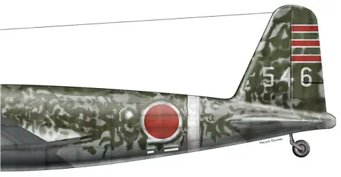  ?? E DHORN T VINCEN ?? Mitsubishi Ki-21 IIb du 3e Dokuritsu Chutai converti pour une mission commando-suicide sur Yontan le 24 mai au soir. Cet appareil se posa sur le ventre et déposa une dizaine de parachutis­tes qui détruisent plusieurs appareils et du ravitaille­ment.