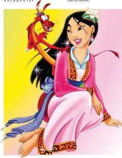  ??  ?? Disney’s animated film Mulan was a global blockbuste­r. — Disney photo