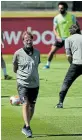  ?? Picture: ANDREW POWELL/LIVERPOOL VIA GETTY IMAGES ?? NEARLY THERE: Liverpool manager Jurgen Klopp at a training session.