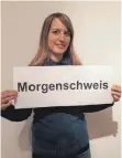  ?? FOTO: PRIVAT ?? „Kann auch von Vorteil sein“: Caroline Morgenschw­eis