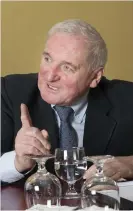  ??  ?? Former Taoiseach Bertie Ahern