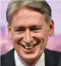  ??  ?? Philip Hammond yesterday