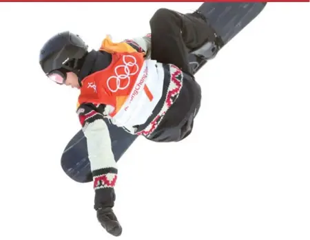  ?? STEVE RUSSELL/TORONTO STAR ?? Canadian Max Parrot, one of the most successful snowboarde­rs in X Games history, rallied on his final run for Olympic silver in slopestyle.