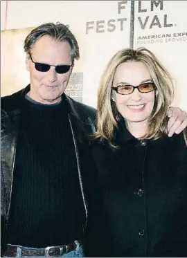  ?? DIANE BONDAREFF / AP ?? Sam Shepard i Jessica Lange fotografia­ts el 2006