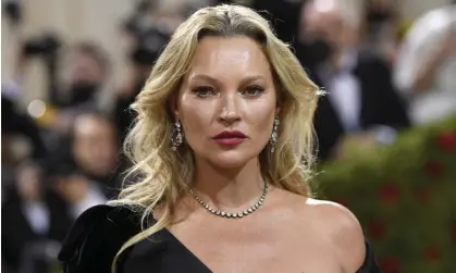  ?? ?? Kate Moss turns 50 this month. Photograph: Evan Agostini/Invision/AP